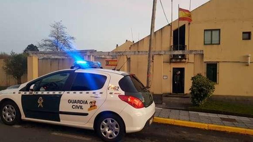 Cuartel de la Guardia Civil de A Cañiza. // D.P.