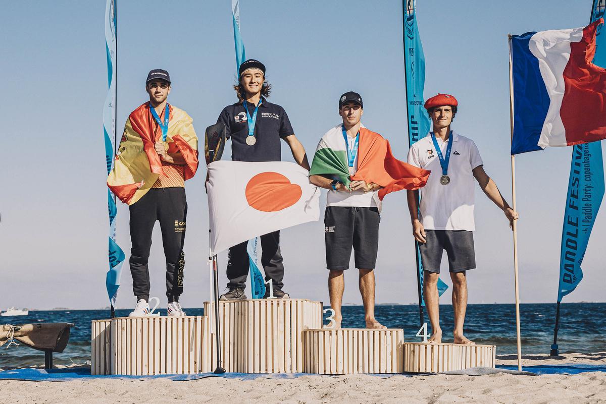 Tres mallorquines triunfan en el Mundial de paddlesurf en Copenhague