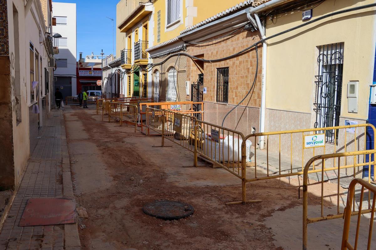 Obras en el barrio del Alter.