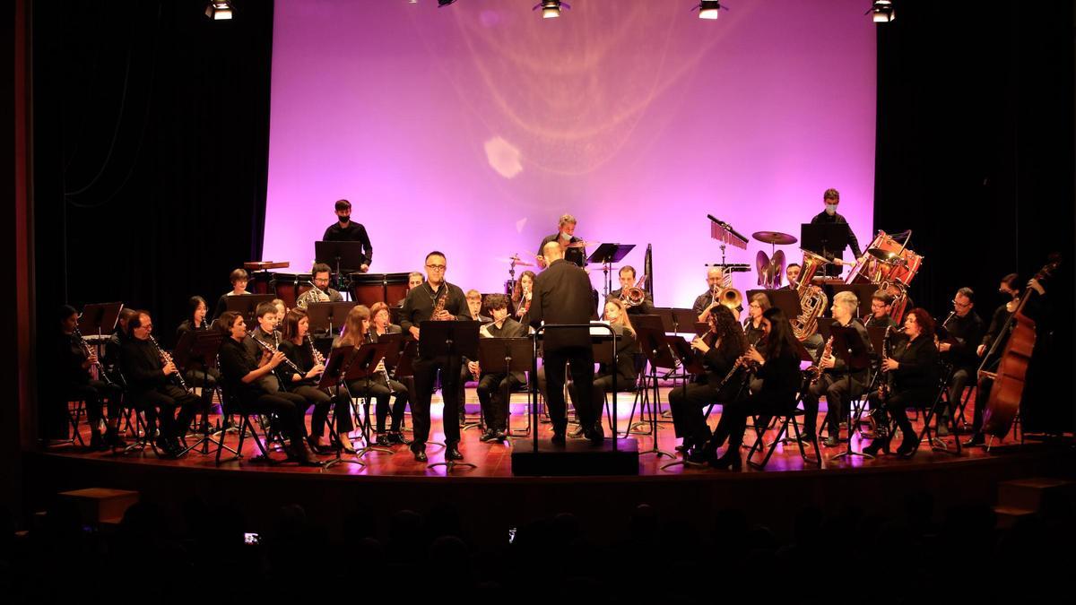 Concierto De La Banda Ciutat D'Eivissa En El Auditorio De Cas Serres