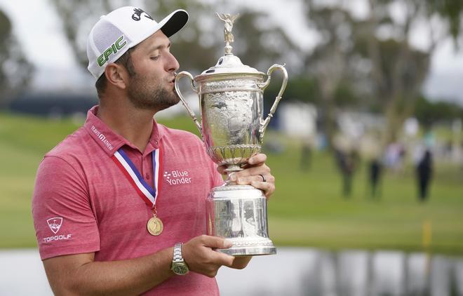 John Rahm, campeón del Open de Estados Unidos de golf