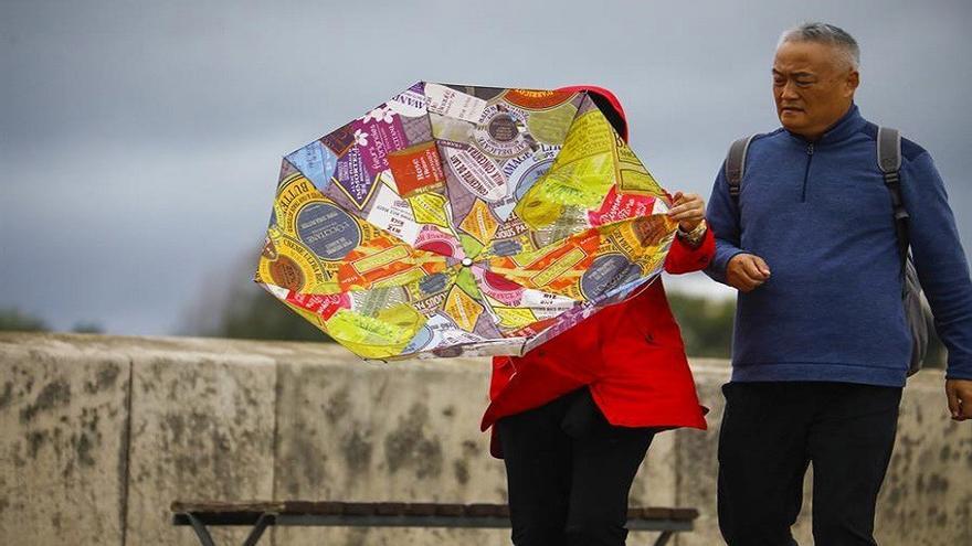 Ampliado el aviso naranja por fuerte viento en el interior de Málaga