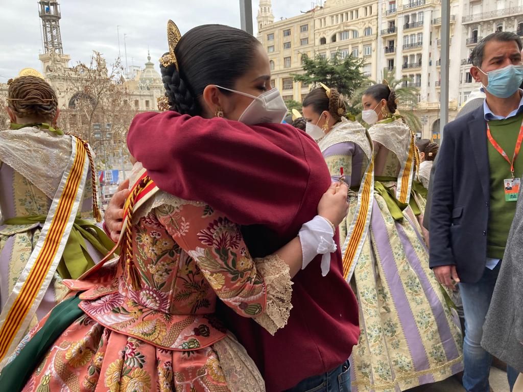 La mascletà con los colores de Ucrania, en imágenes