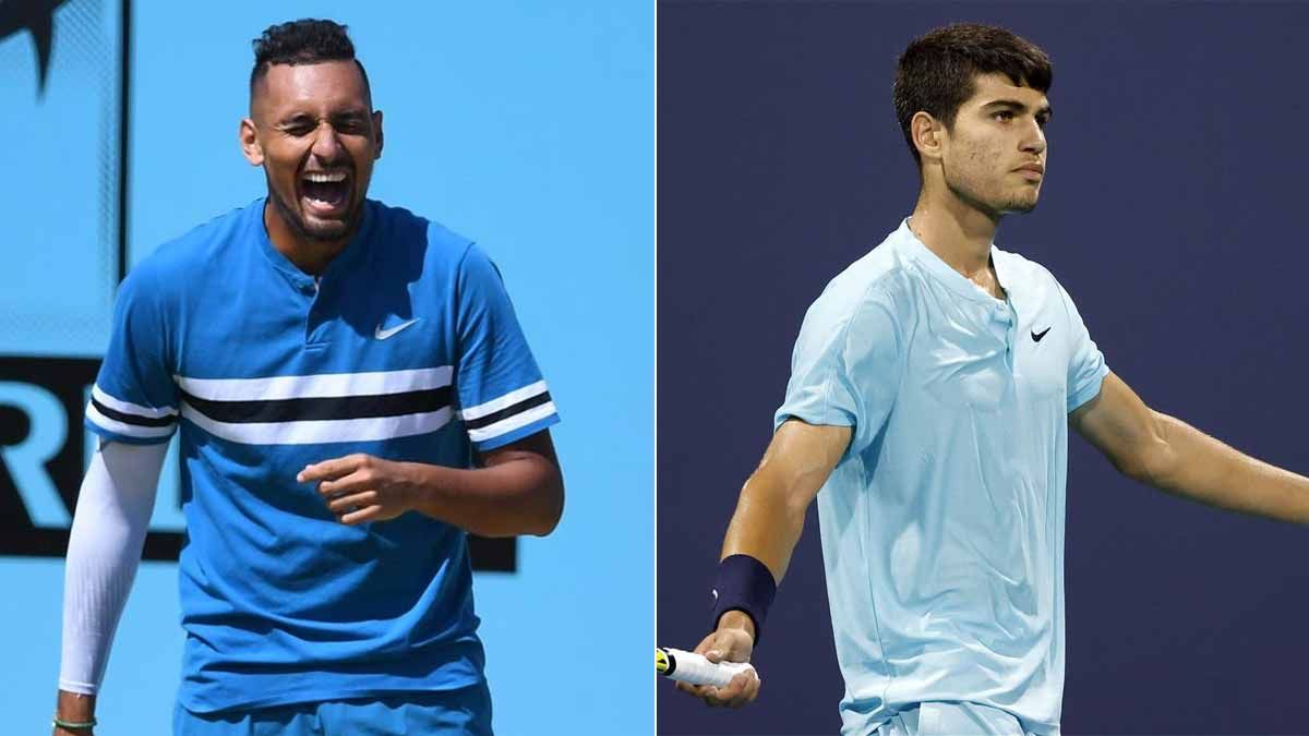 Kyrgios se 'mofa' de Alcaraz en redes