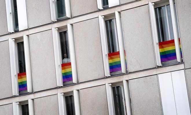 Reivindicación del Orgullo LGTBI en el barrio de Chueca de Madrid