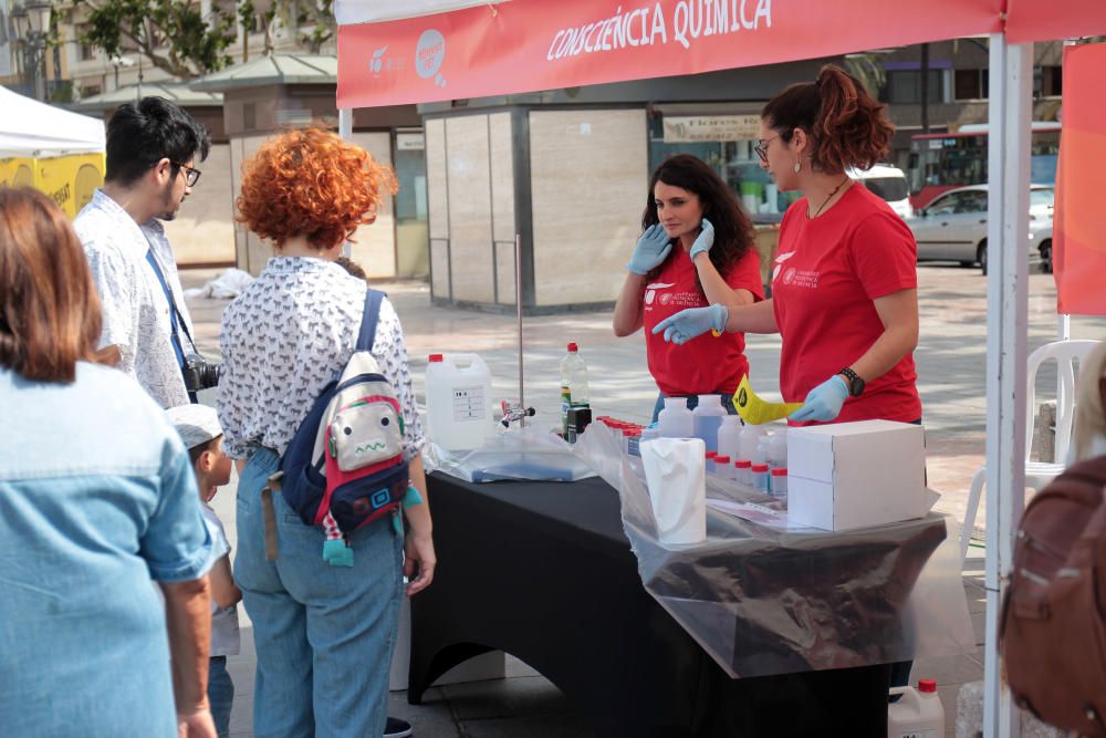 La UPV llena de ciencia la plaza del Ayuntamiento