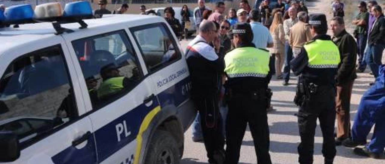 Imagen de un coche patrulla de la Policía Local.