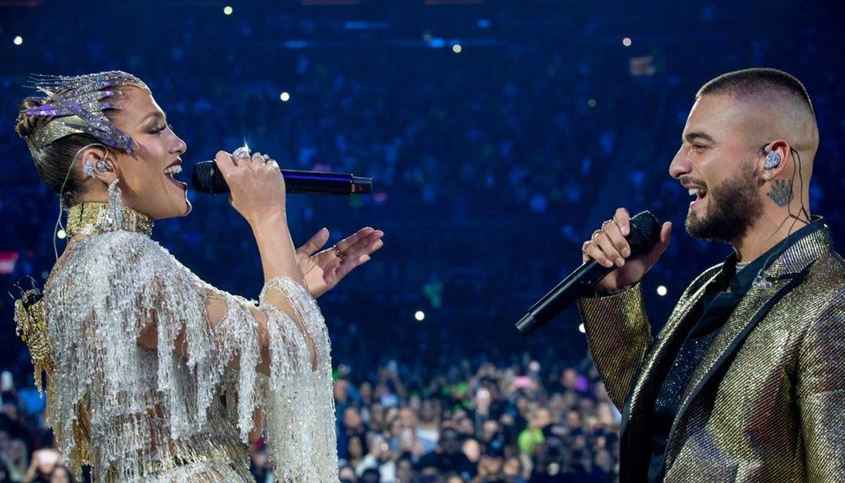 Jennifer Lopez y Maluma