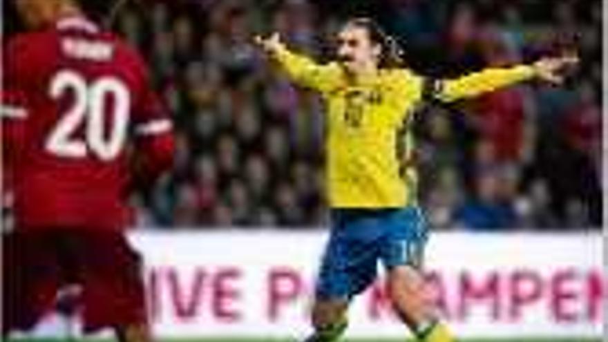 Zlatan Ibrahimovic guia Suècia a l&#039;Eurocopa i deixa fora Dinamarca