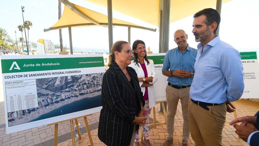 La Junta valora el nuevo colector integral de Fuengirola, con una inversión de casi 8,6 millones