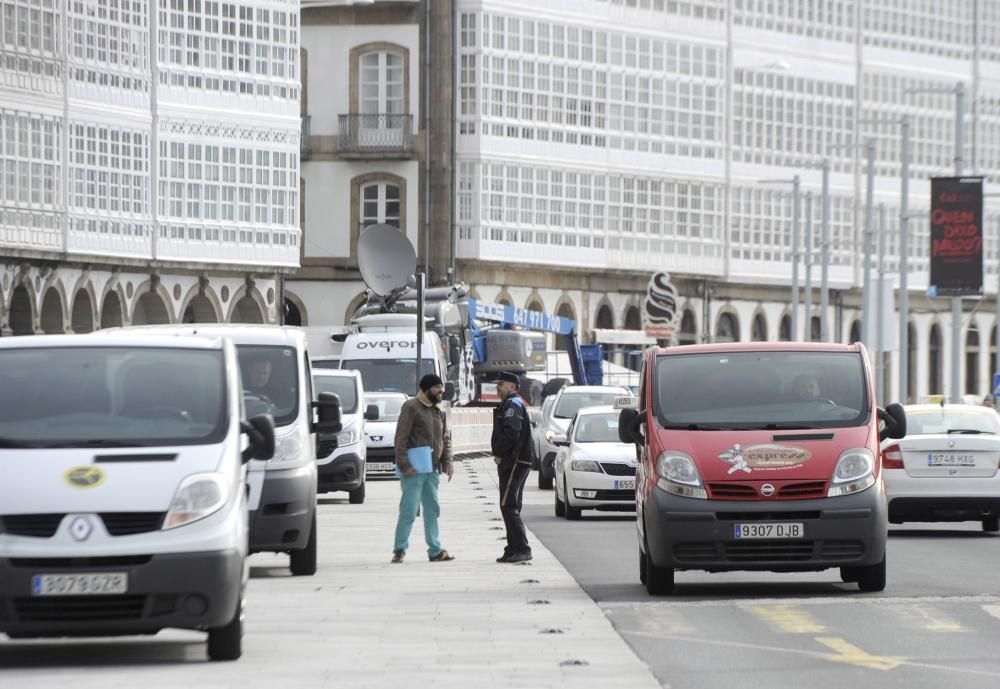 La restricción del tráfico en la Marina