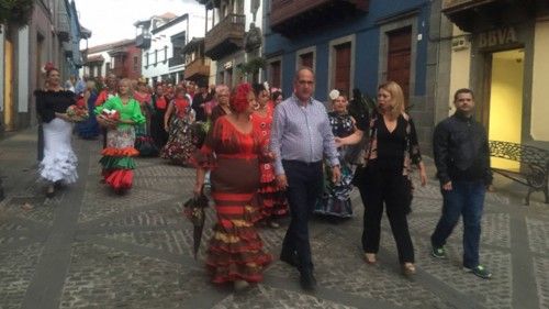 Ofrenda Feria andaluza de Octubre en Teror