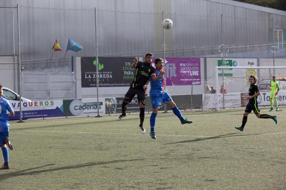 UP Langreo - Sporting B, en imágenes