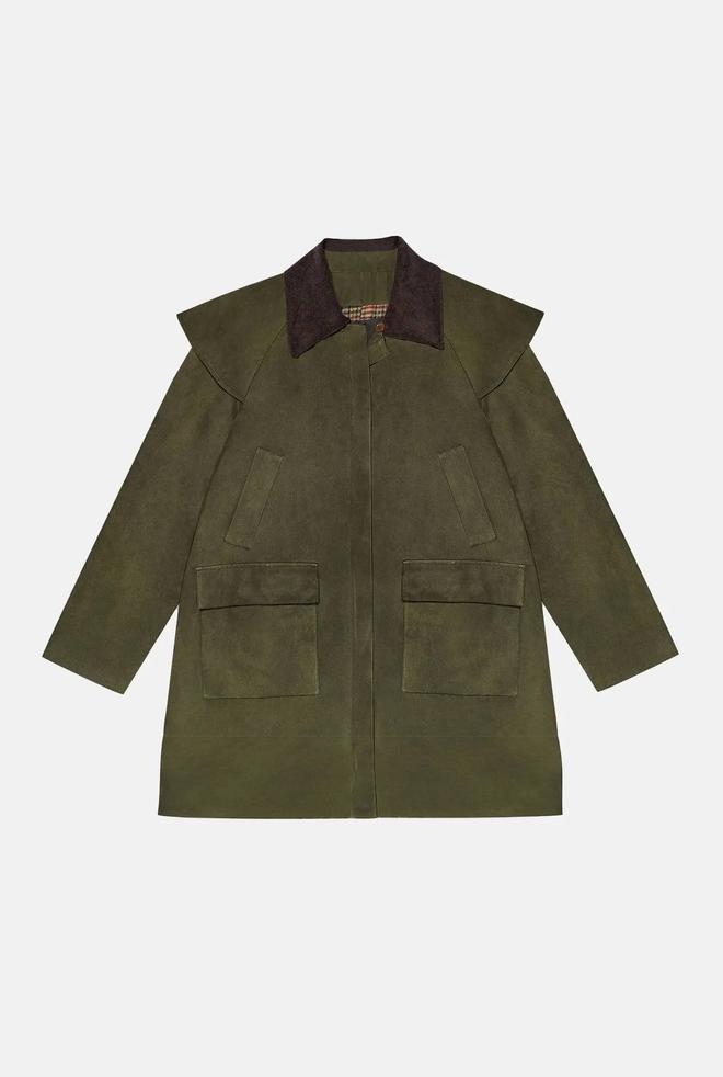 Trench Nessie verde de Kolonaki