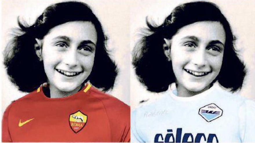 El Calcio reacciona contra los ultras de la Lazio que insultaron a Anna Frank