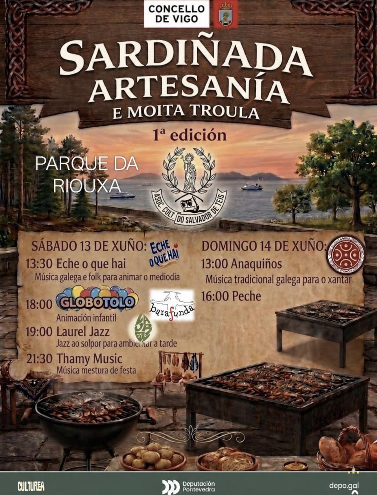 Programa de la fiesta.