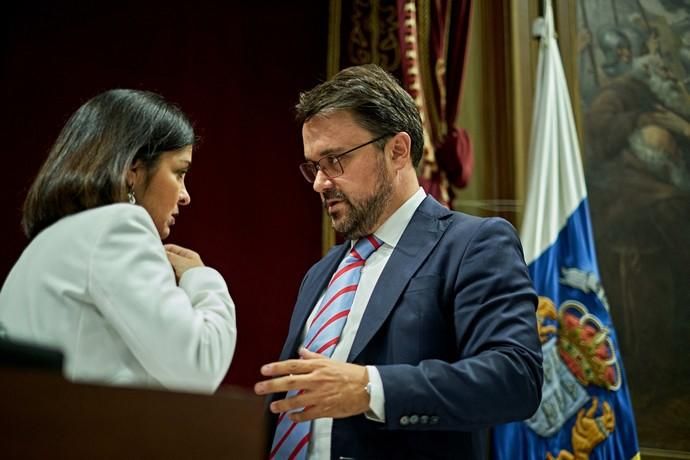 Pleno Parlamento de Canarias. Asier Antona, ...