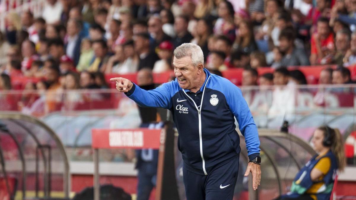 Aguirre, durante un partido.