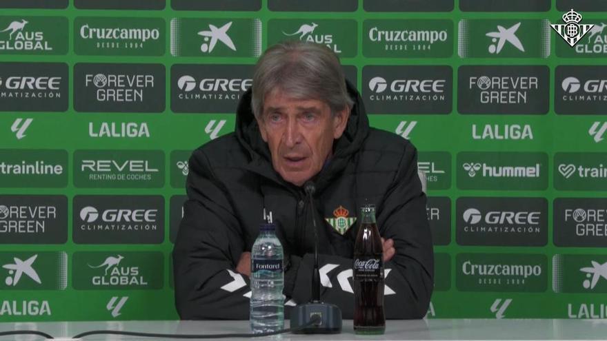Pellegrini: "El Getafe está en un momento de confianza"