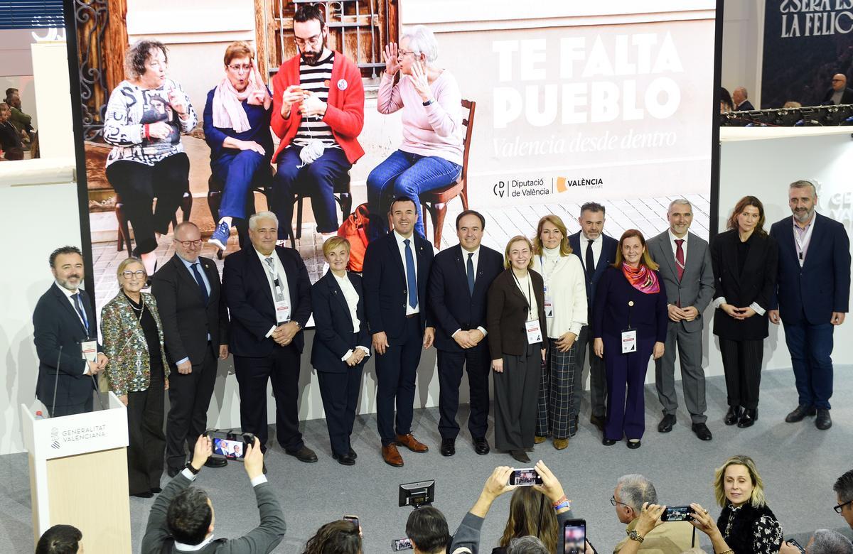 Presentación de la campaña de Turismo de la Diputación de Valencia en Fitur.