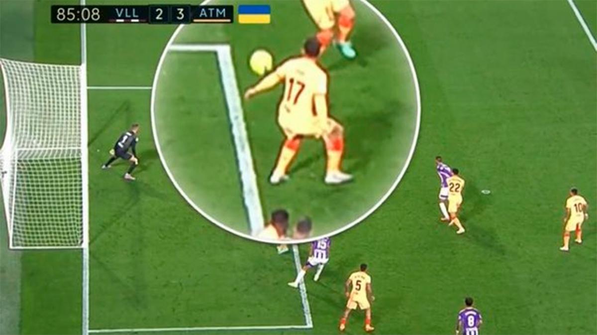 Valladolid - Atlético de Madrid | La polémica mano de Saúl en el área