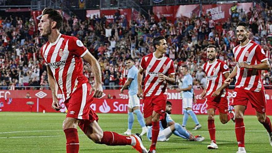 El Girona fa la meitat dels seus gols gràcies a la pilota aturada