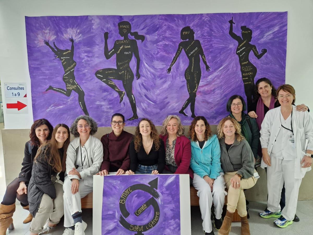 Equipo de profesionales encargadas del Código Violeta.