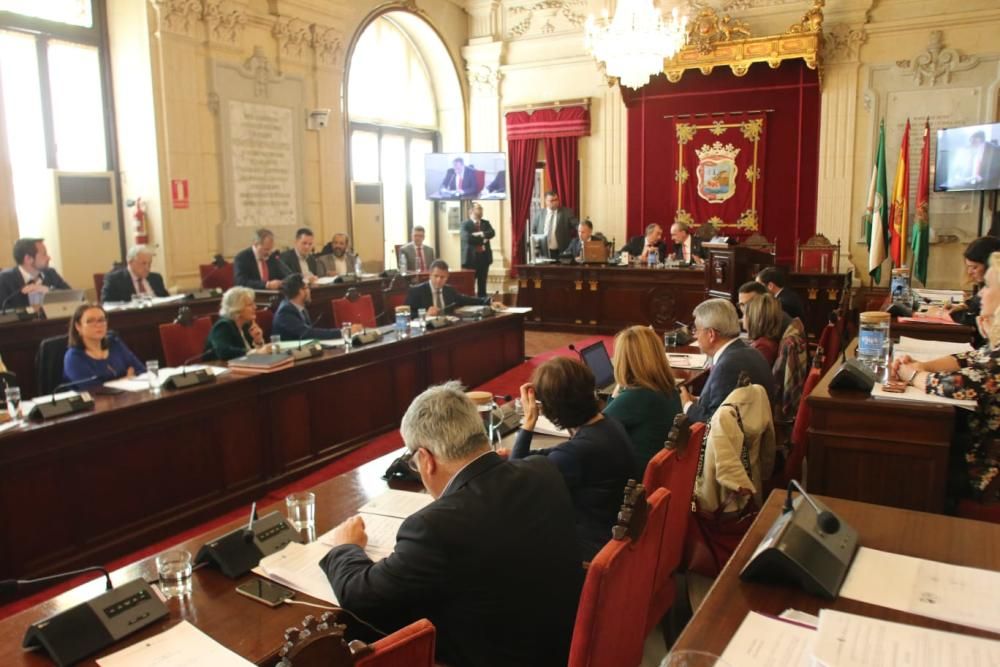 Pleno del Ayuntamiento de Málaga del 28 de marzo de 2019