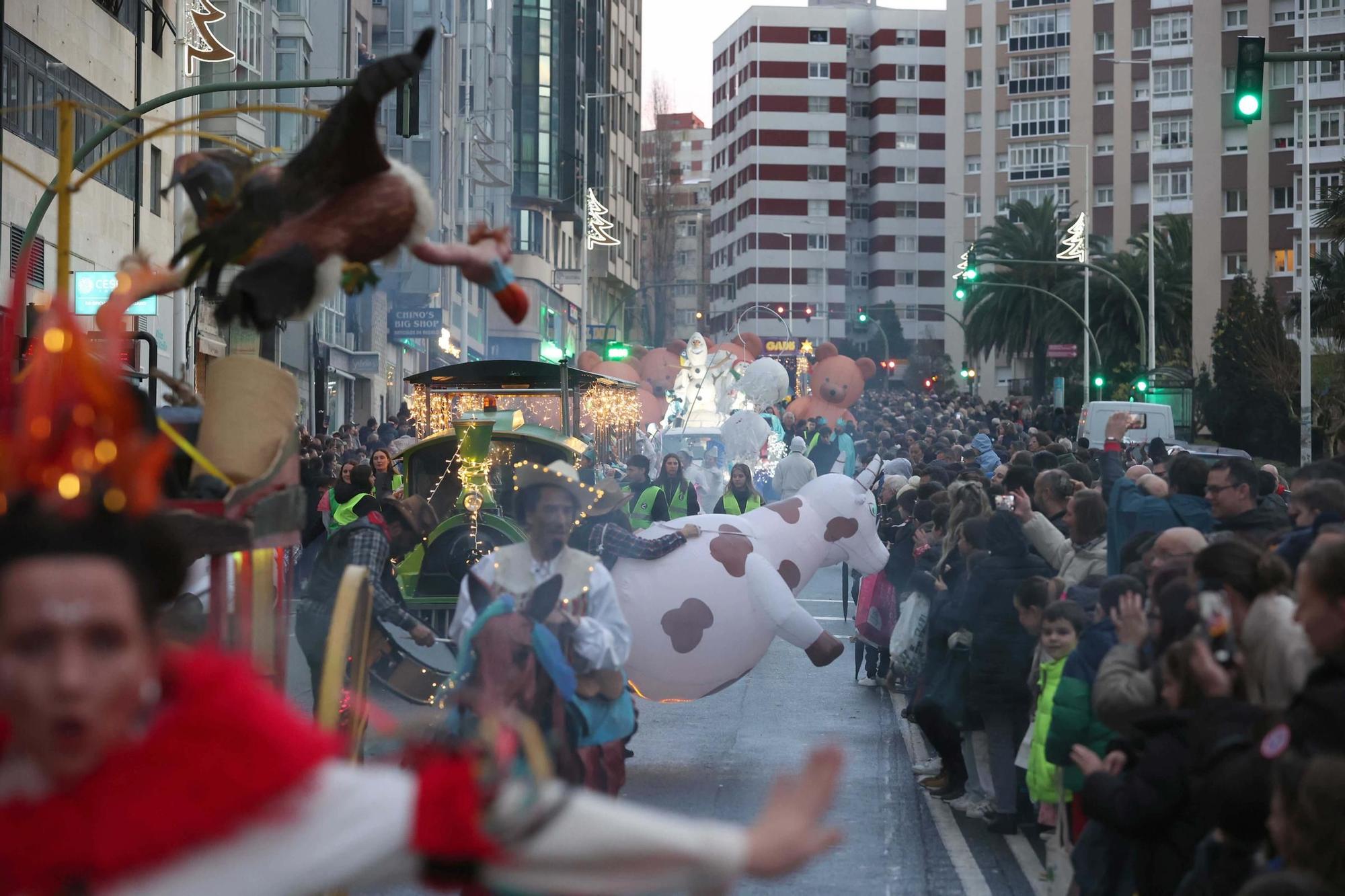 Cabalgata de Reyes Magos en A Coruña