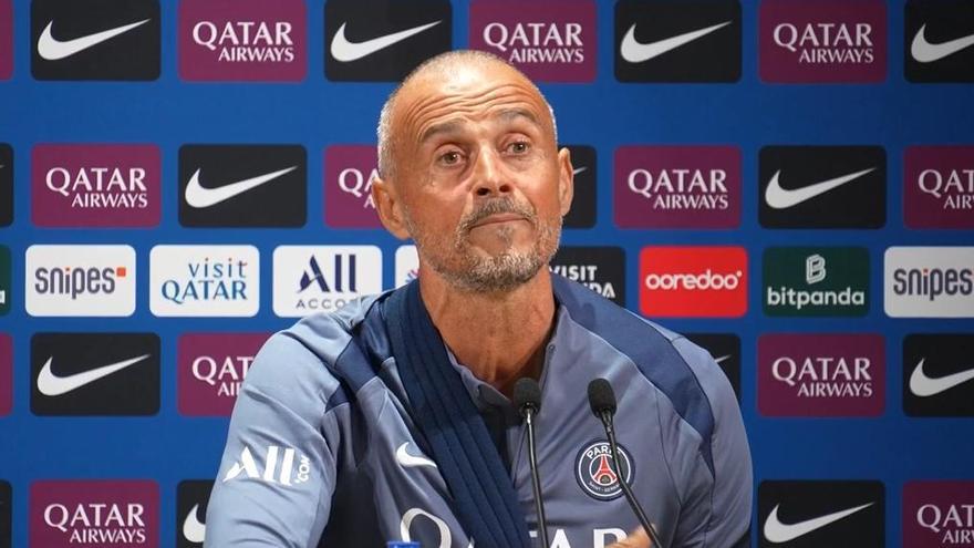 Luis Enrique, sobre Kimpembe: "Yo también quiero mucho a Presko, pero así es la vida"