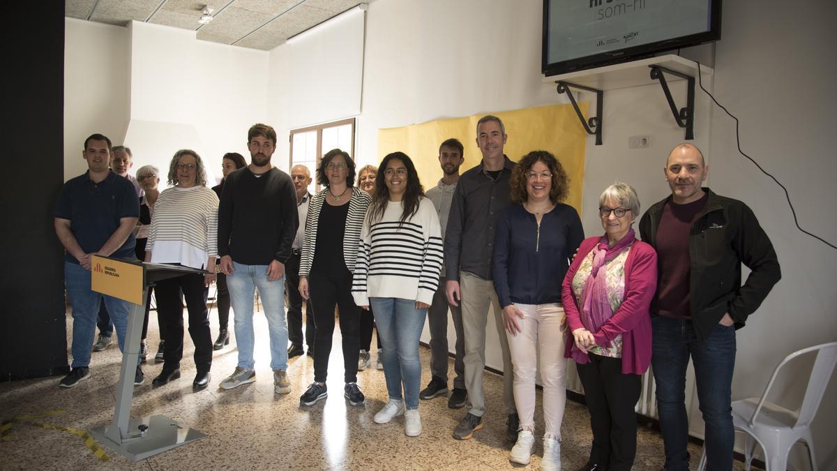 La candidatura d'ERC Solsona s'ha presentat aquest diumenge