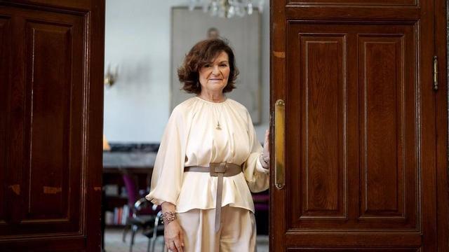 Carmen Calvo, presidenta del Consell d’Estat, dimecres passat a la seu de la institució, a Madrid.