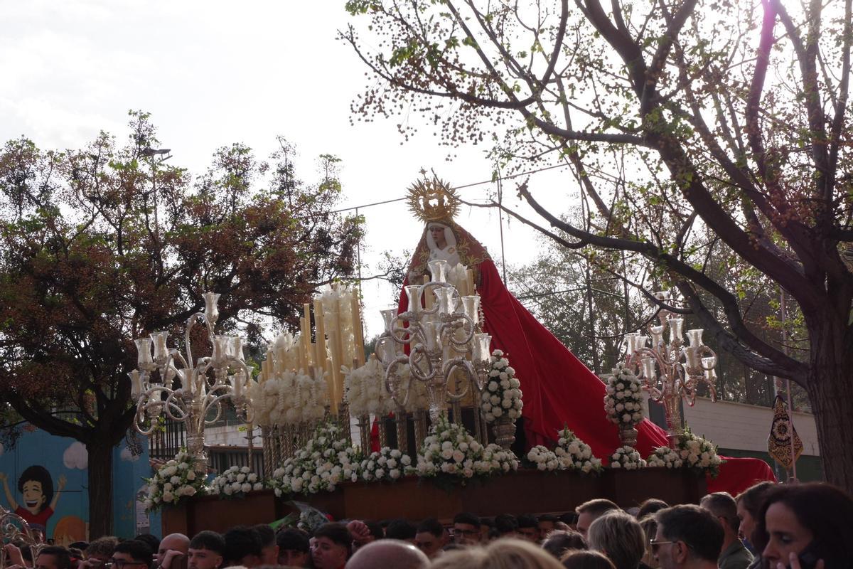 Trono de Jesús de Medinaceli el viernes 27 de marzo de 2026 en Málaga