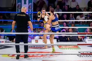 Claudia Perona, de Masquefa, és una de les protagonistes del Top Queens VII del kickboxing femení a Malgrat de Mar