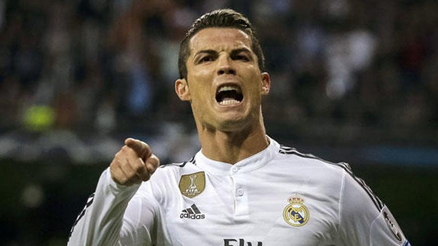 Cristian Ronaldo, en un partido del Madrid.