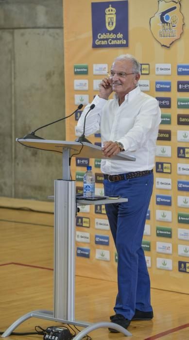 LAS PALMAS DE GRAN CANARIA A 31/05/2017. Rueda de prensa de Miguelo Betancor, presidente del Gran Canaria Club de Baloncesto. FOTO: J.PÉREZ CURBELO