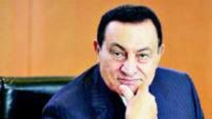 Hosni Mubarak: &quot;Lo que pasó en la frontera de Rafá no se va a repetir otra vez&quot;
