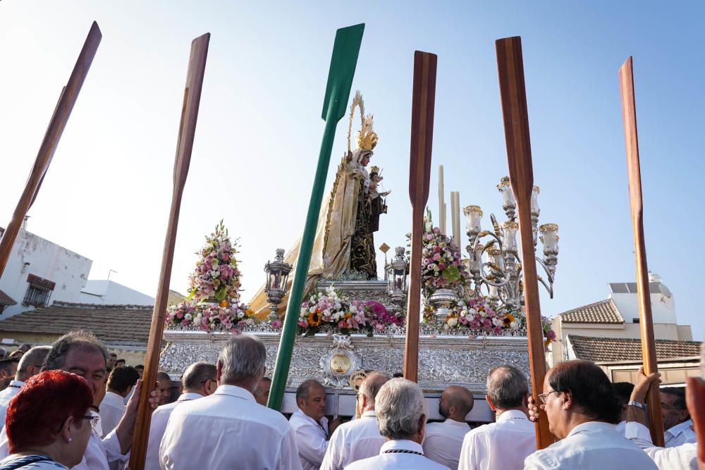 La Virgen del Carmen, en Pedregalejo