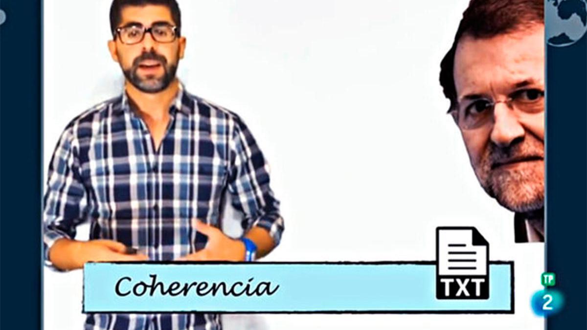 Fotograma del programa  de TVE que ha usado a Rajoy