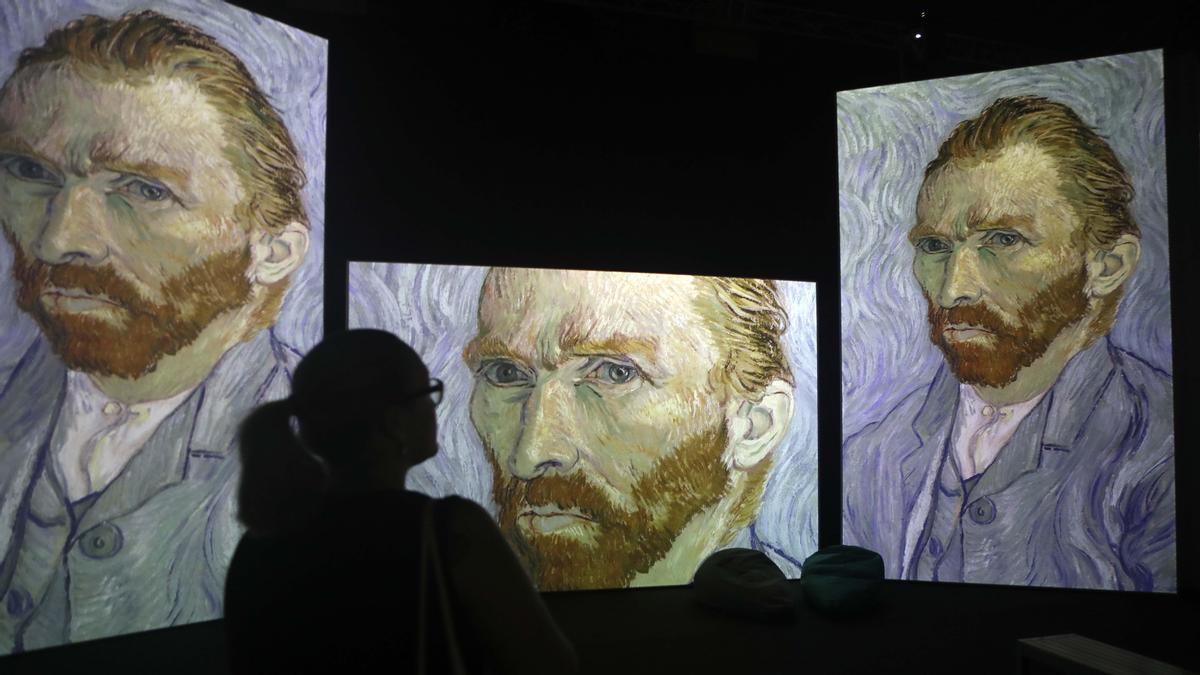 El autorretrato del artista en &#039;Van Gogh Alive&#039;