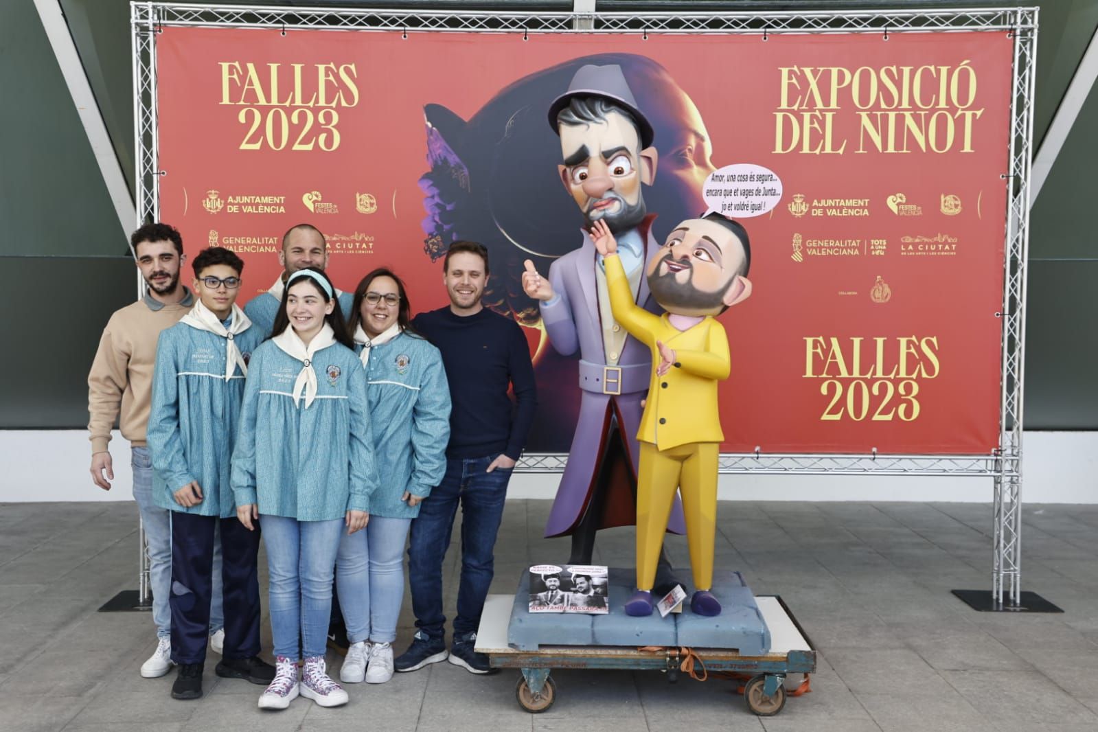 Llegan los primeros "ninots" a la Exposición de Fallas 2023