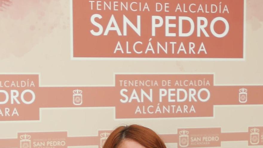 La directora de Cultura en la presentación del evento flamenco.