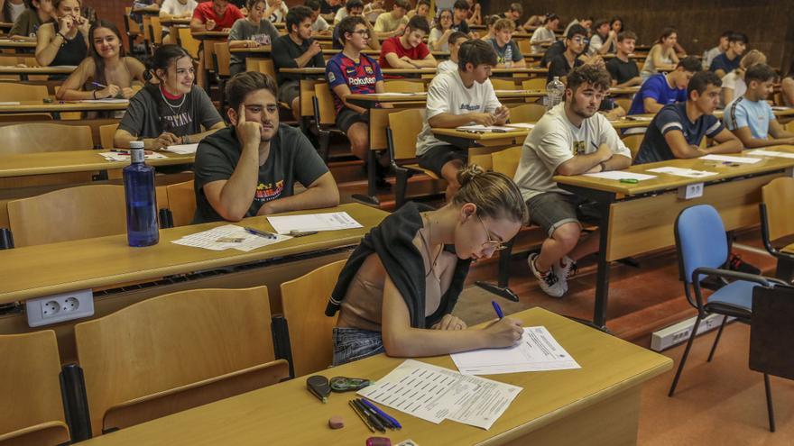 Los alumnos pagan hasta 1.080 euros para estudiar una carrera en Alicante