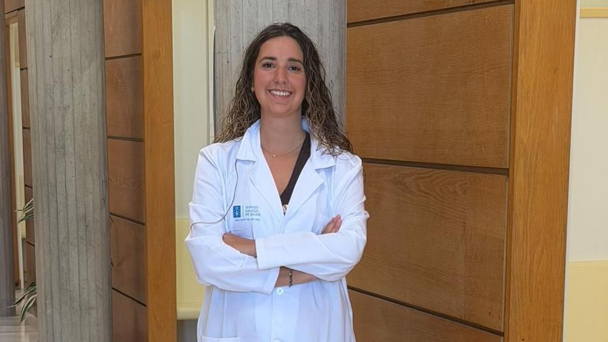 La doctora Zaira Santa Gómez, en Lavadores.