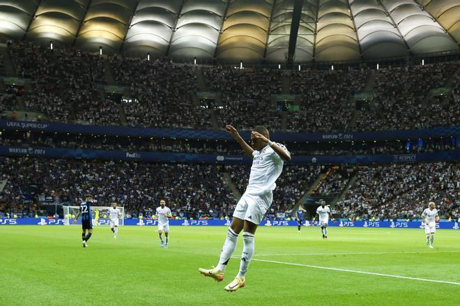 Final de la Supercopa de Europa de fútbol entre Real Madrid y Atalanta disputado en el Estadio Nacional de Polonia, en Varsovia.