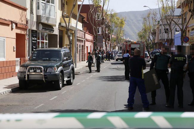 Delia Padrón suceso en Güimar , hombre con bombona y gasolina entra en un bar