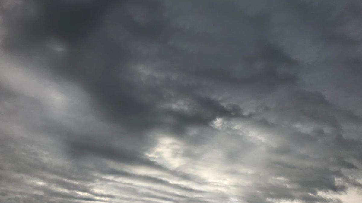 El cielo en Zamora, esta mañana.