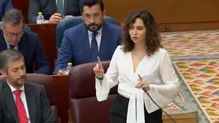 Ayuso afirma que Sánchez buscaba "el perdón" de la izquierda a su mujer