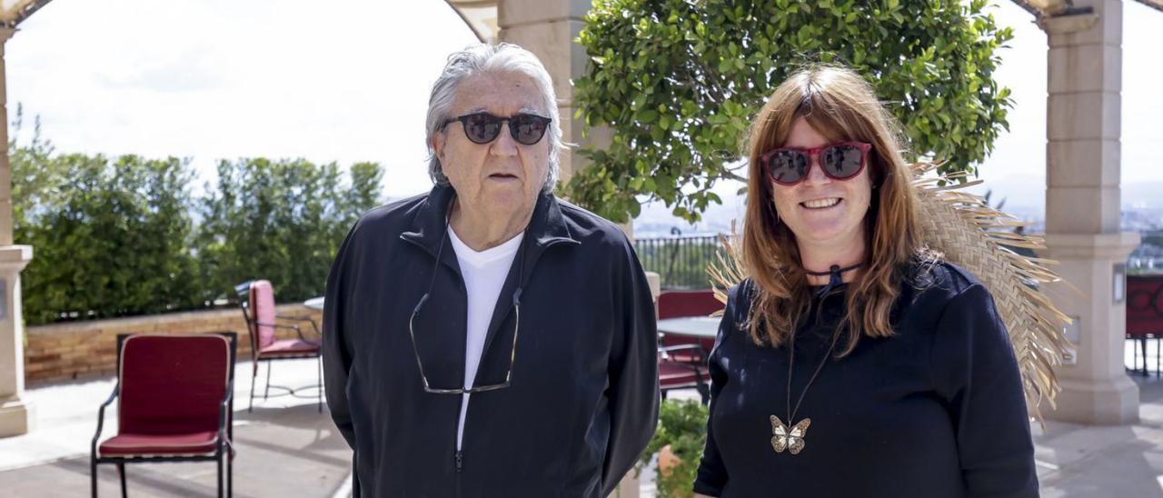 Antoni Muntadas y Marina Planas, en el Castillo Hotel Son Vida.