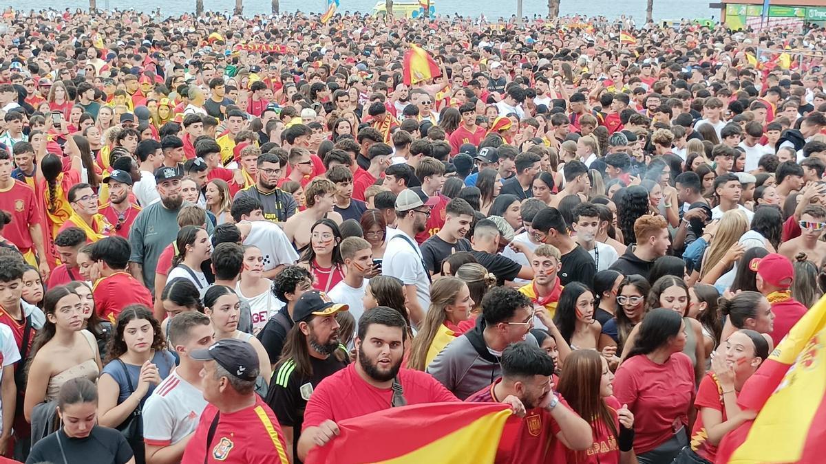 La Plaza de la Música vibrará el domingo con la final mundialista entre España y Argentina